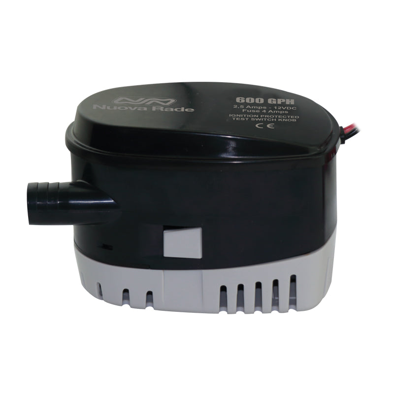 Nuova Rade 31150 Submersible Automatic Bilge Pump, 600Gph, 12V