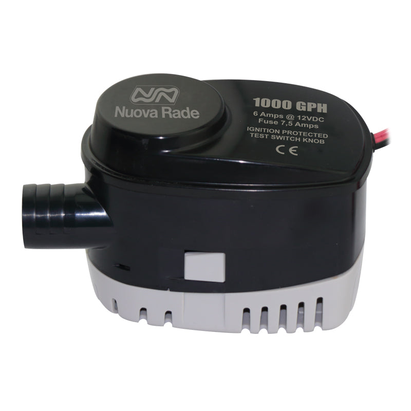 Nuova Rade 73721 Submersible Automatic Bilge Pump, 1000Gph, 12V