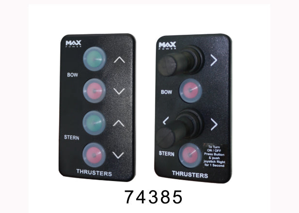 MAX POWER 74385 Double Joystick & Panel Pack for Compact-VIP