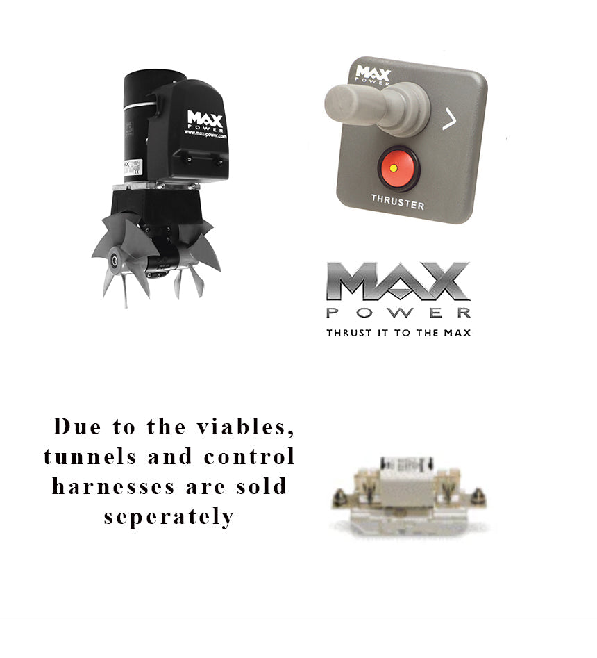 MAX POWER 636263 Thruster Basic Pack Bundle CT80/12V